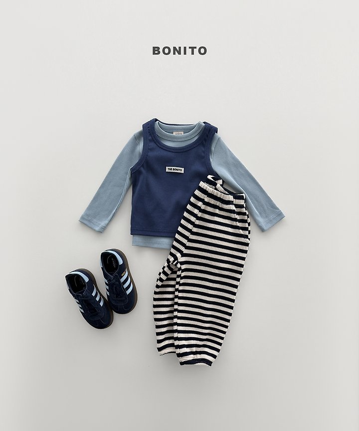 Bonito - Korean Children Fashion - #kidsshorts - Waffle Stripe Jogger Pants - 6