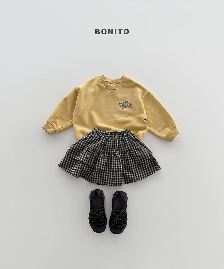 Bonito - Korean Children Fashion - #kidsshorts - Check Tiered Skirt - 5