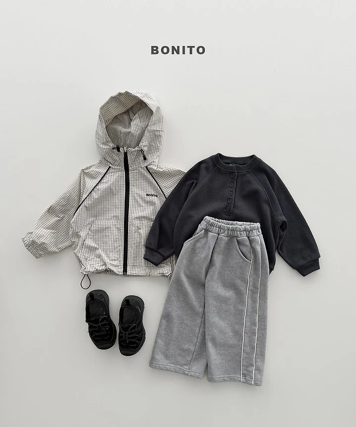 Bonito - Korean Children Fashion - #kidsstore - Henley Neck Sweatshirt - 11