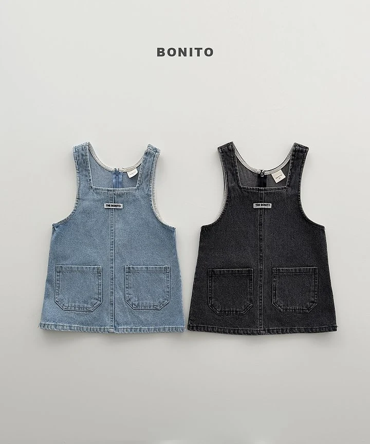 Bonito - Korean Children Fashion - #kidsstore - Denim One-piece