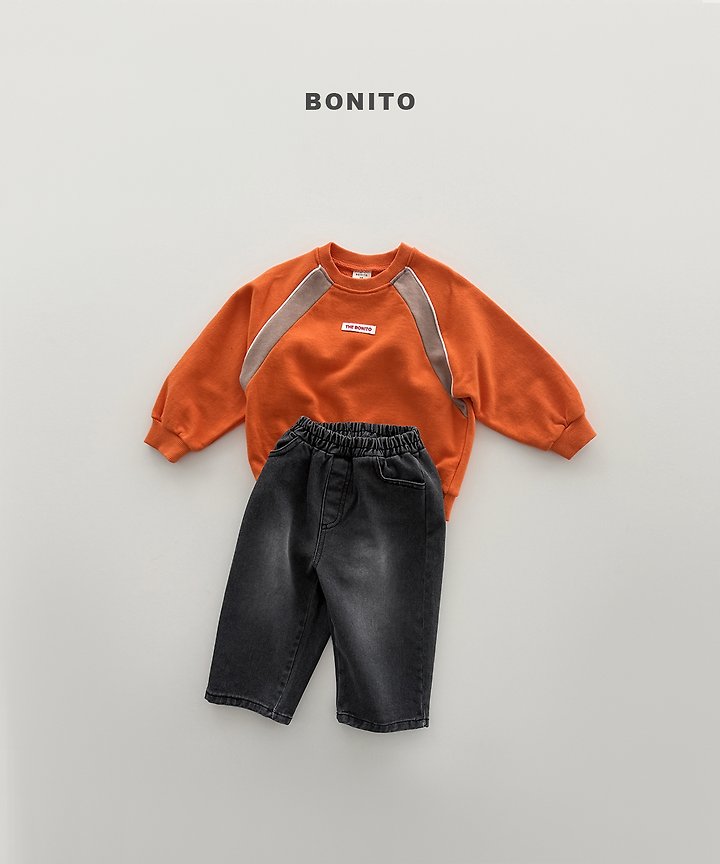 Bonito - Korean Children Fashion - #kidsshorts - Contrast Raglan Sweatshirt - 4