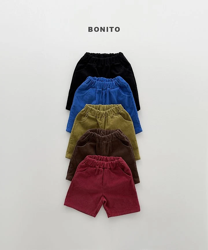 Bonito - Korean Children Fashion - #kidsstore - Corduroy Shorts - 3