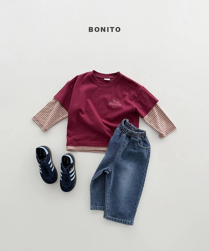 Bonito - Korean Children Fashion - #kidsstore - Brushed Denim Pants - 9