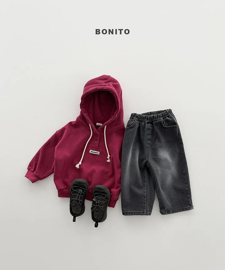 Bonito - Korean Children Fashion - #kidsstore - Henley Hoodie - 8