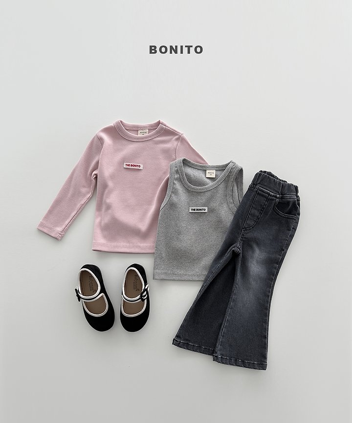 Bonito - Korean Children Fashion - #kidsstore - Ribbed Layered Sleeveless Top - 11