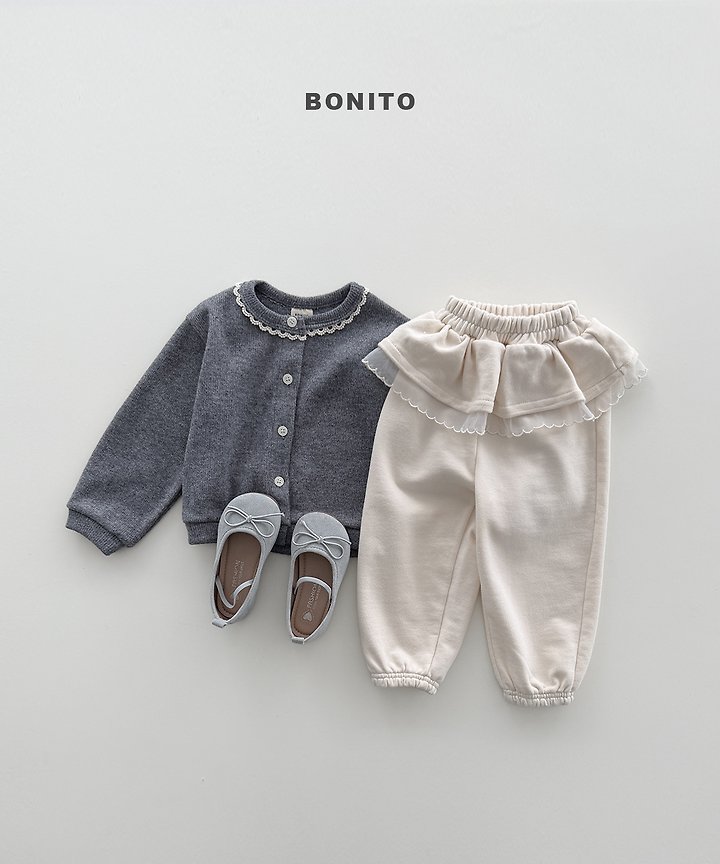 Bonito - Korean Children Fashion - #kidsstore - Sharp Frill Jogger Pants - 9