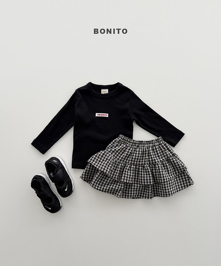 Bonito - Korean Children Fashion - #kidsstore - Check Tiered Skirt - 6