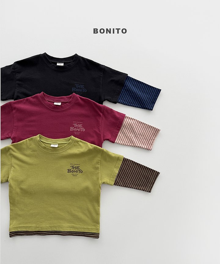 Bonito - Korean Children Fashion - #kidsstore - Layered Short Sleeve Tee - 3
