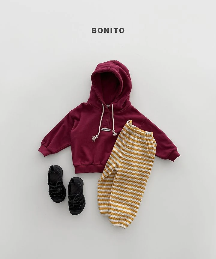 Bonito - Korean Children Fashion - #kidzfashiontrend - Henley Hoodie - 9