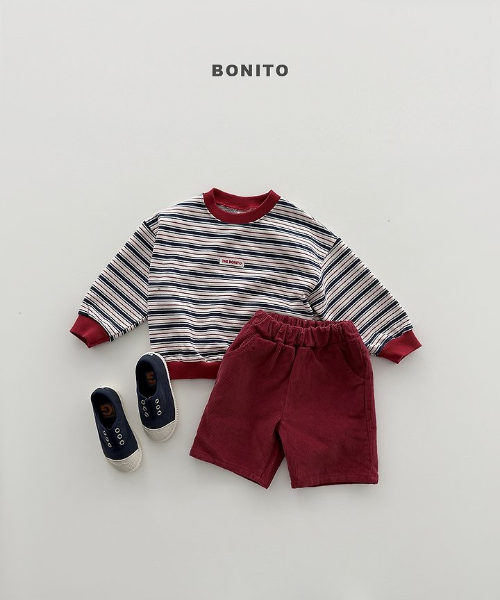 Bonito - Korean Children Fashion - #kidzfashiontrend - Feeling Stripe Sweatshirt - 9