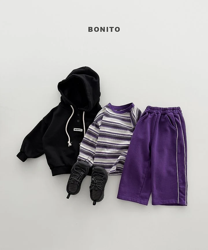Bonito - Korean Children Fashion - #littlefashionista - Side Stripe Pants - 7