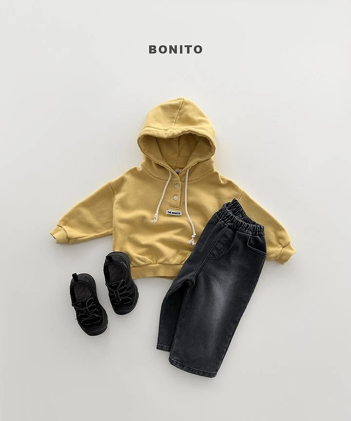 Bonito - Korean Children Fashion - #littlefashionista - Henley Hoodie - 11