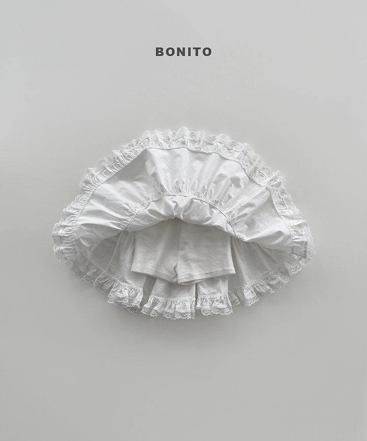 Bonito - Korean Children Fashion - #littlefashionista - 5/8 Lace Skirt - 3