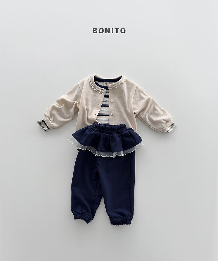 Bonito - Korean Children Fashion - #littlefashionista - Sharp Frill Jogger Pants - 12