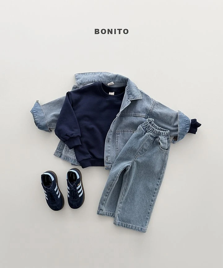 Bonito - Korean Children Fashion - #littlefashionista - Deep Indigo Denim Pants - 7