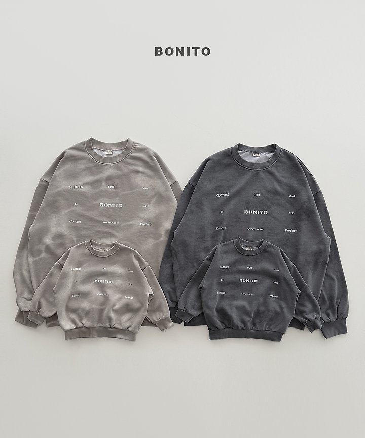 Bonito - Korean Children Fashion - #littlefashionista - Pigment Sweatshirt - 5