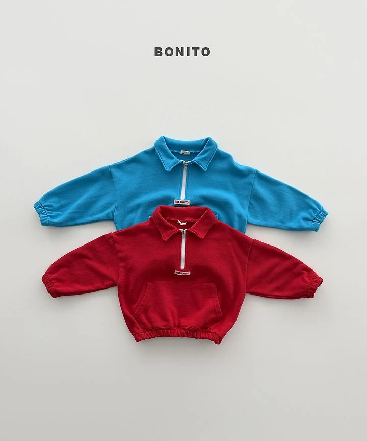 Bonito - Korean Children Fashion - #magicofchildhood - Collar Zip-Up Jacket