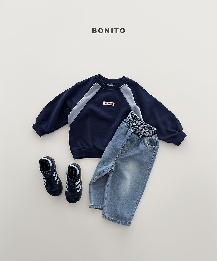 Bonito - Korean Children Fashion - #magicofchildhood - Contrast Raglan Sweatshirt - 8