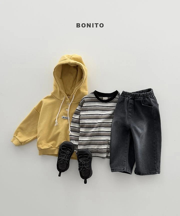 Bonito - Korean Children Fashion - #magicofchildhood - Henley Hoodie - 12