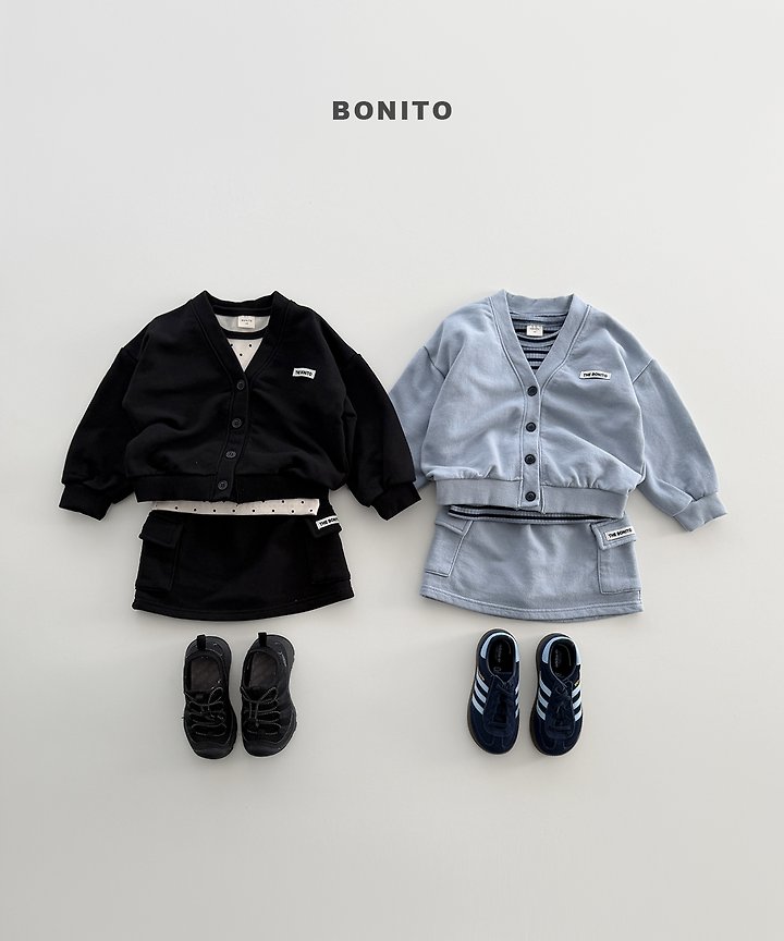 Bonito - Korean Children Fashion - #magicofchildhood - Cotton V-Neck Cardigan - 6