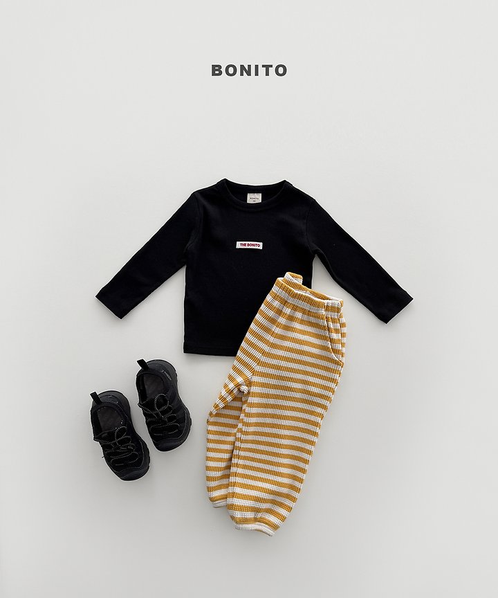 Bonito - Korean Children Fashion - #magicofchildhood - Waffle Stripe Jogger Pants - 11