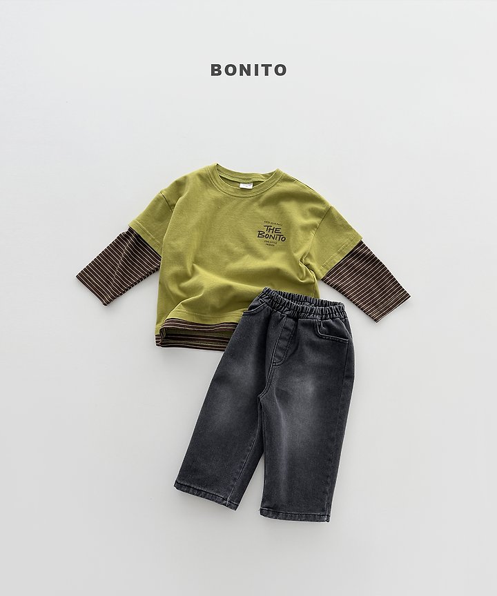 Bonito - Korean Children Fashion - #magicofchildhood - Layered Short Sleeve Tee - 7