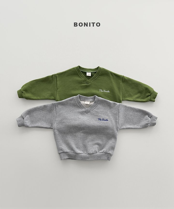 Bonito - Korean Children Fashion - #minifashionista - V-Neck Sweatshirt