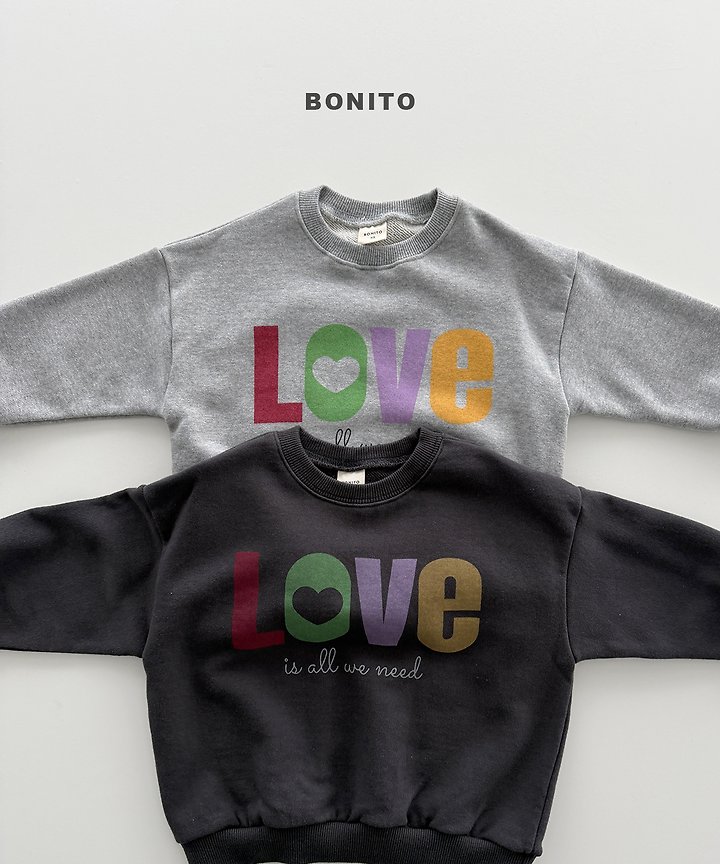 Bonito - Korean Children Fashion - #minifashionista - Love Sweatshirt - 3