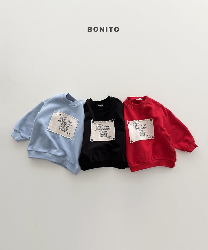 Bonito - Korean Children Fashion - #minifashionista - Remember Button Sweatshirt