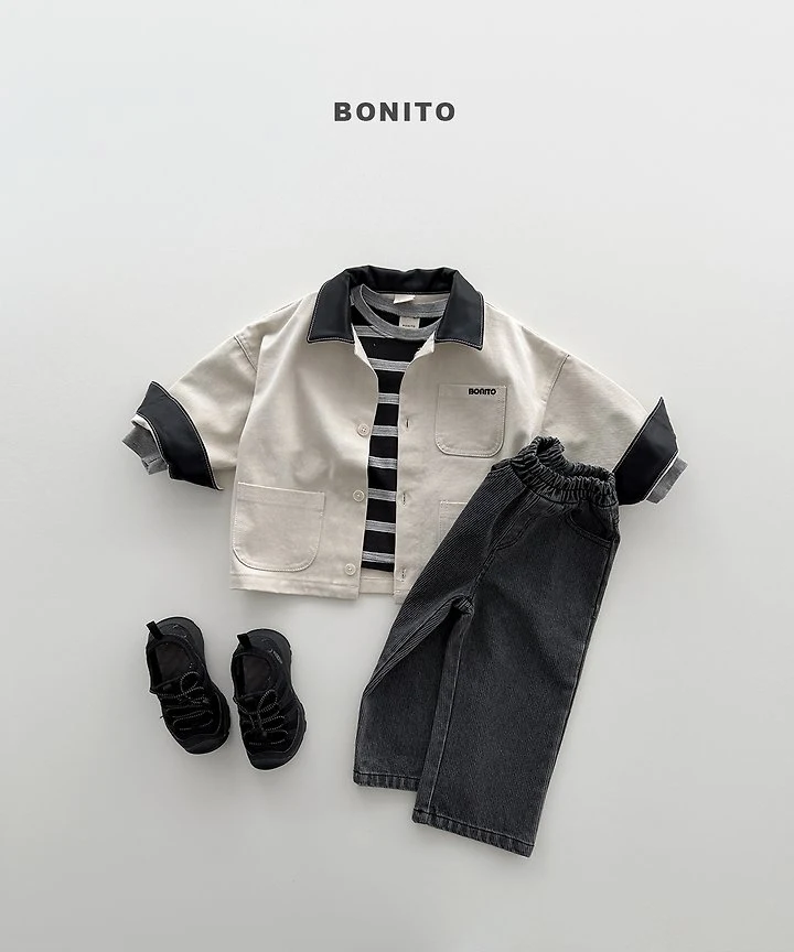 Bonito - Korean Children Fashion - #minifashionista - Leather Collar Jacket - 5