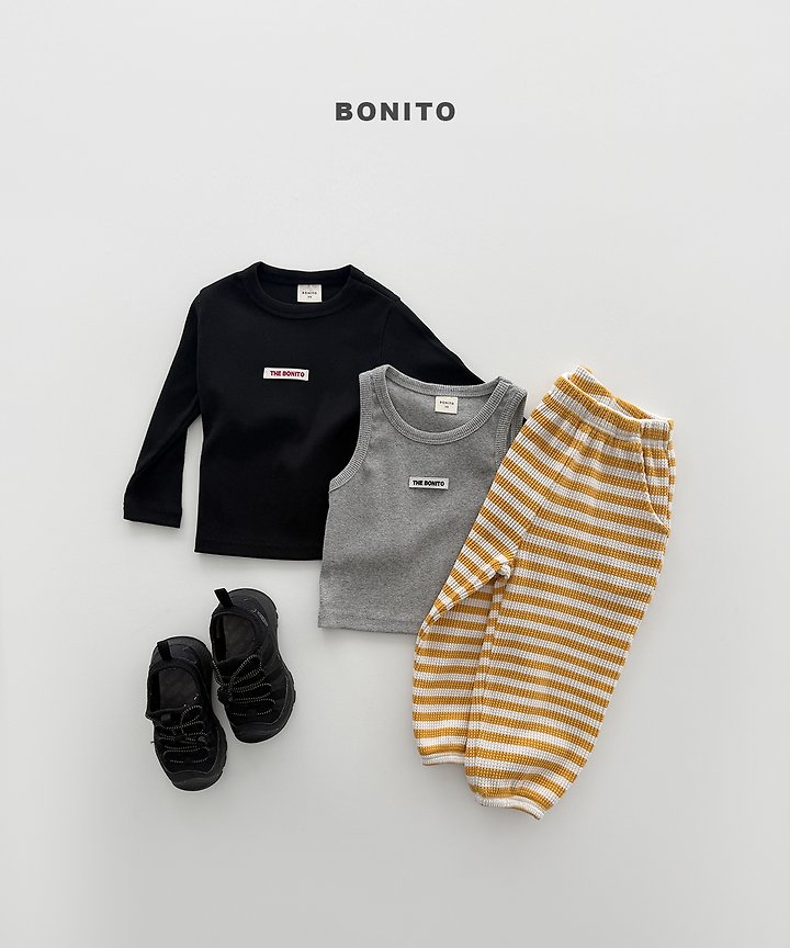 Bonito - Korean Children Fashion - #minifashionista - Waffle Stripe Jogger Pants - 12