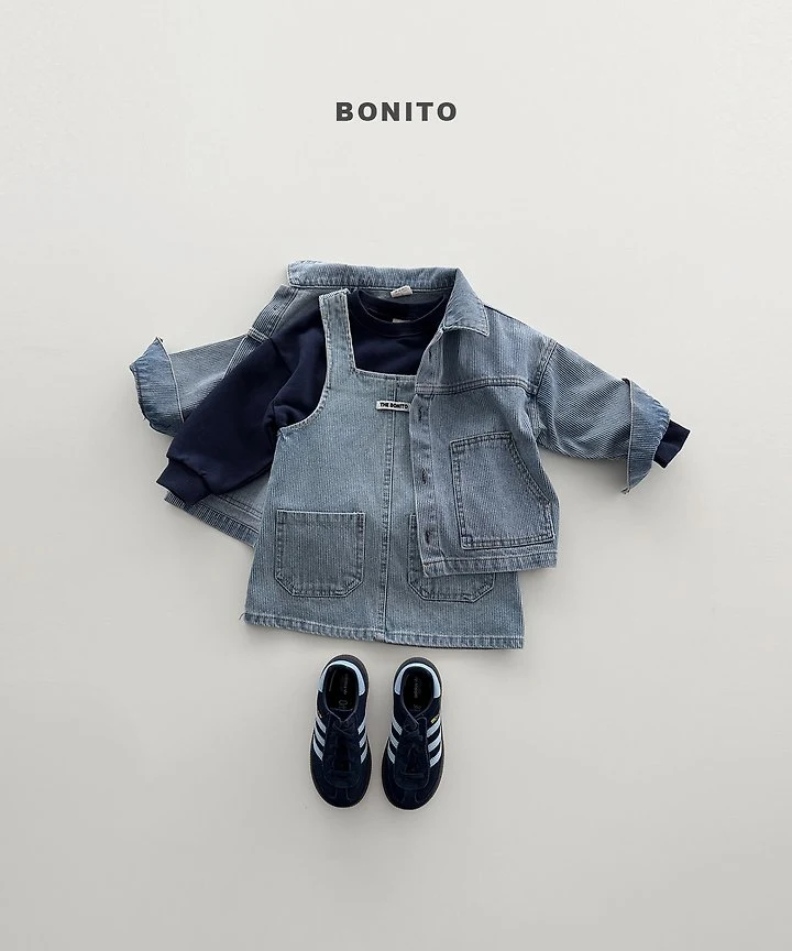 Bonito - Korean Children Fashion - #prettylittlegirls - Denim One-piece - 7