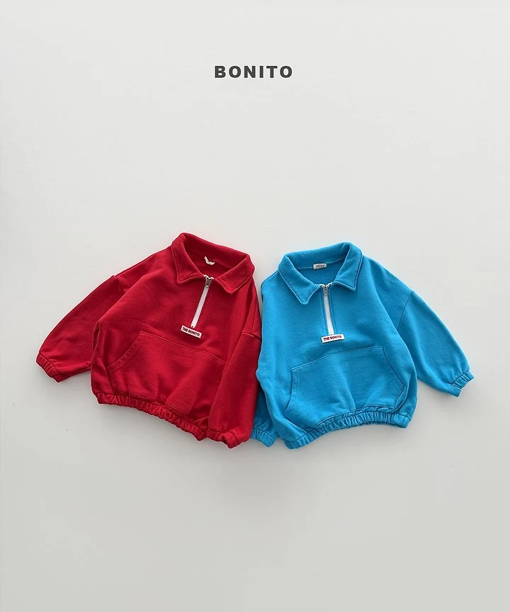 Bonito - Korean Children Fashion - #prettylittlegirls - Collar Zip-Up Jacket - 3