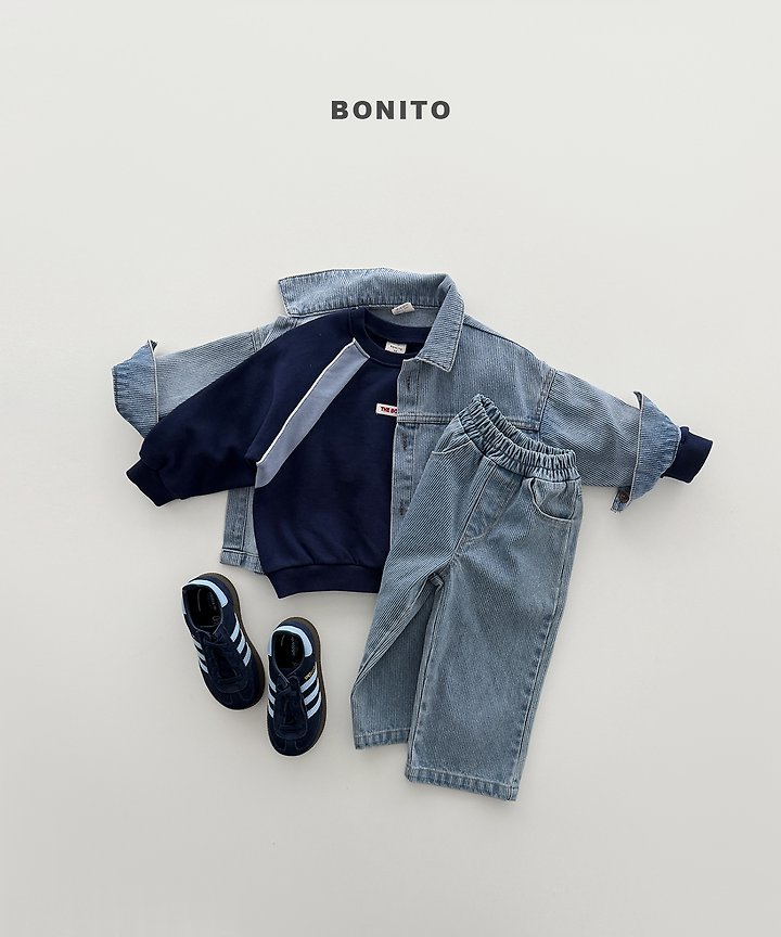 Bonito - Korean Children Fashion - #prettylittlegirls - Contrast Raglan Sweatshirt - 10