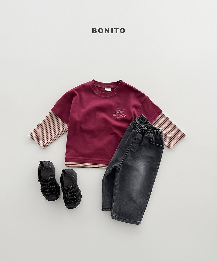 Bonito - Korean Children Fashion - #stylishchildhood - Layered Short Sleeve Tee - 12