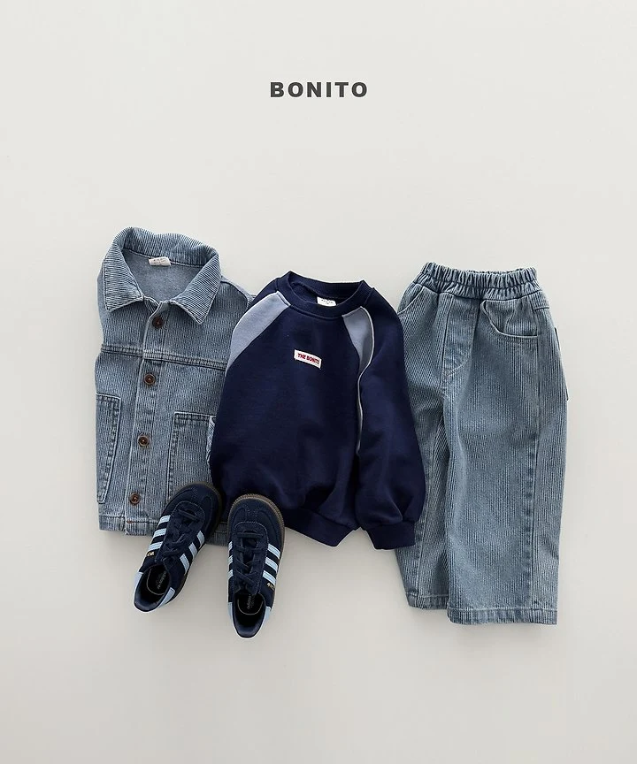 Bonito - Korean Children Fashion - #todddlerfashion - Contrast Raglan Sweatshirt - 11
