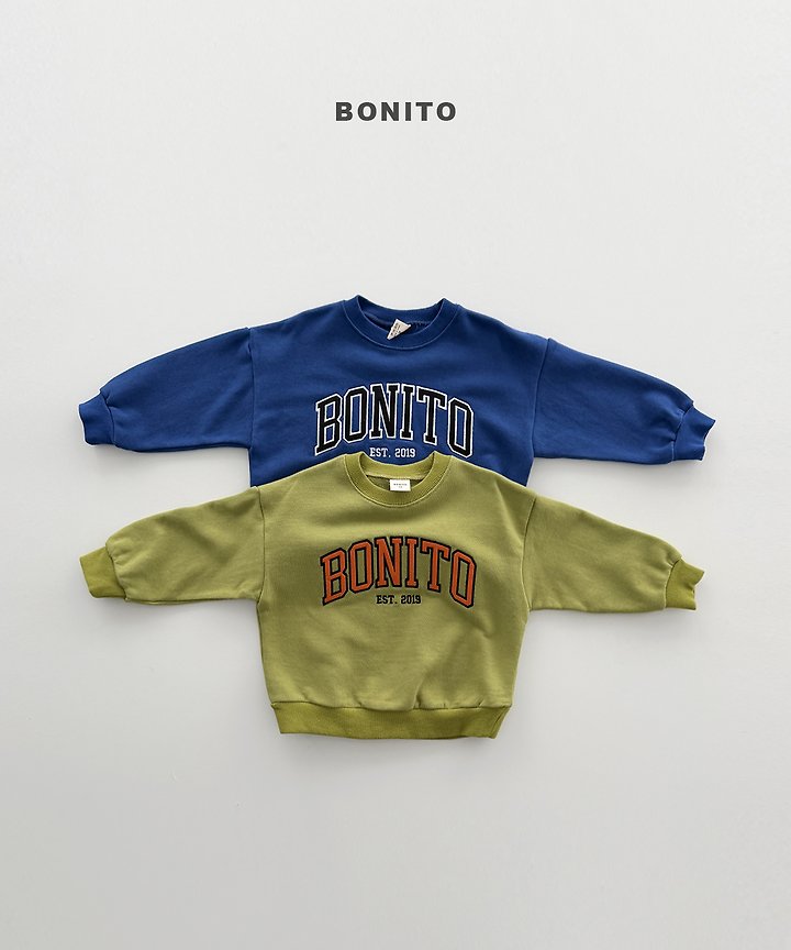 Bonito - Korean Children Fashion - #toddlerclothing - Patch Embroidery Sweatshirt
