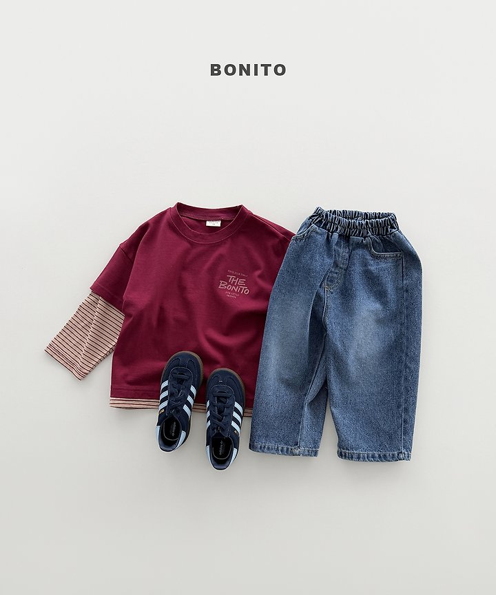 Bonito - Korean Children Fashion - #toddlerclothing - Layered Short Sleeve Tee - 11