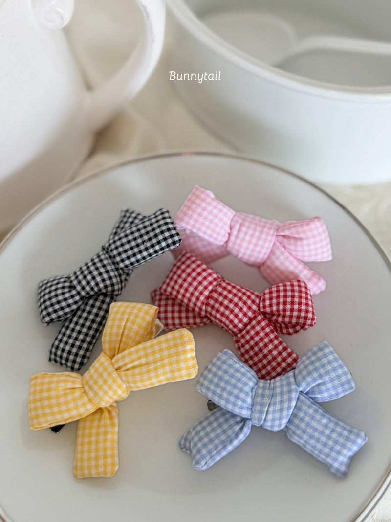 Bunnytail - Korean Children Fashion - #Kfashion4kids - Pudding Ribbon Hair Clip - 11