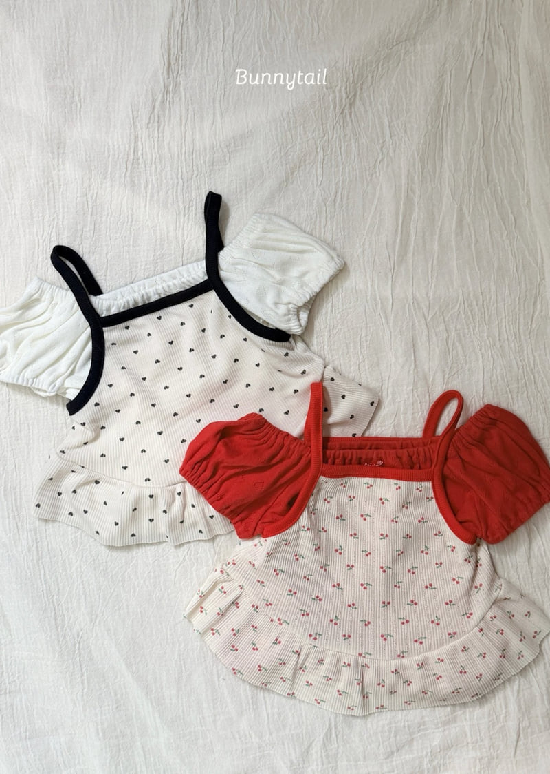 Bunnytail - Korean Children Fashion - #Kfashion4kids - Cherry Heart Tee - 5