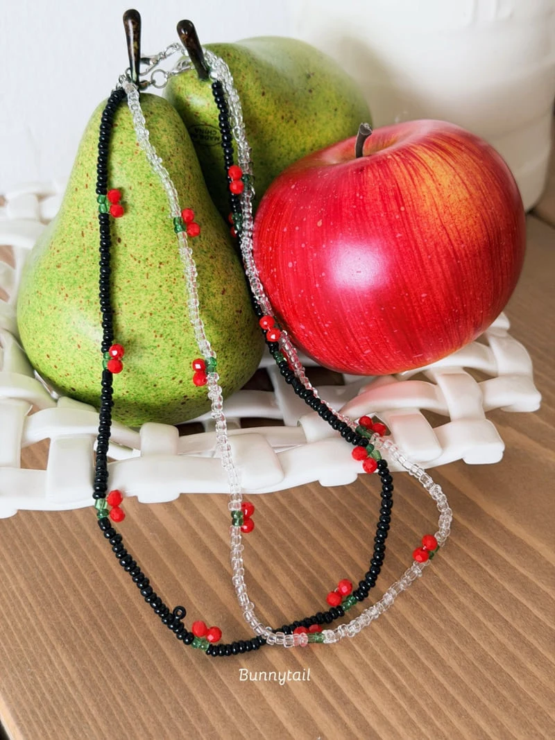 Bunnytail - Korean Children Fashion - #childofig - Cherry Necklace