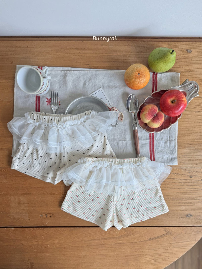 Bunnytail - Korean Children Fashion - #childofig - Cherry Heart Pants - 5
