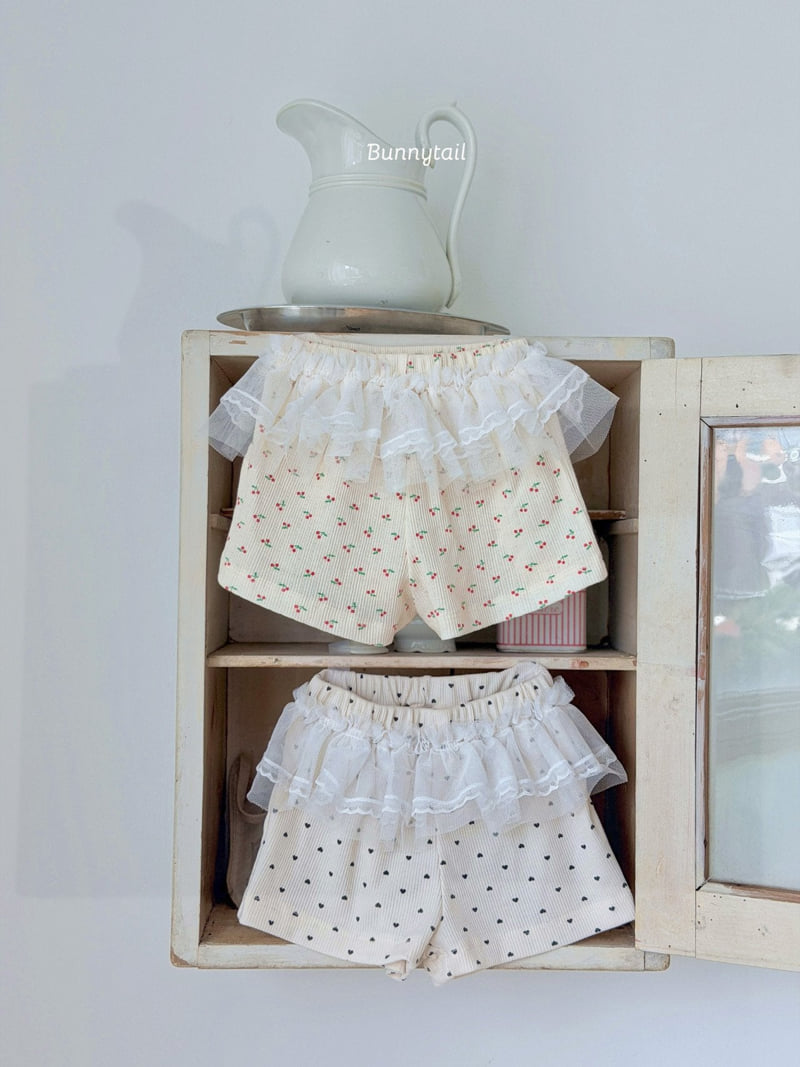 Bunnytail - Korean Children Fashion - #childofig - Cherry Heart Pants - 6