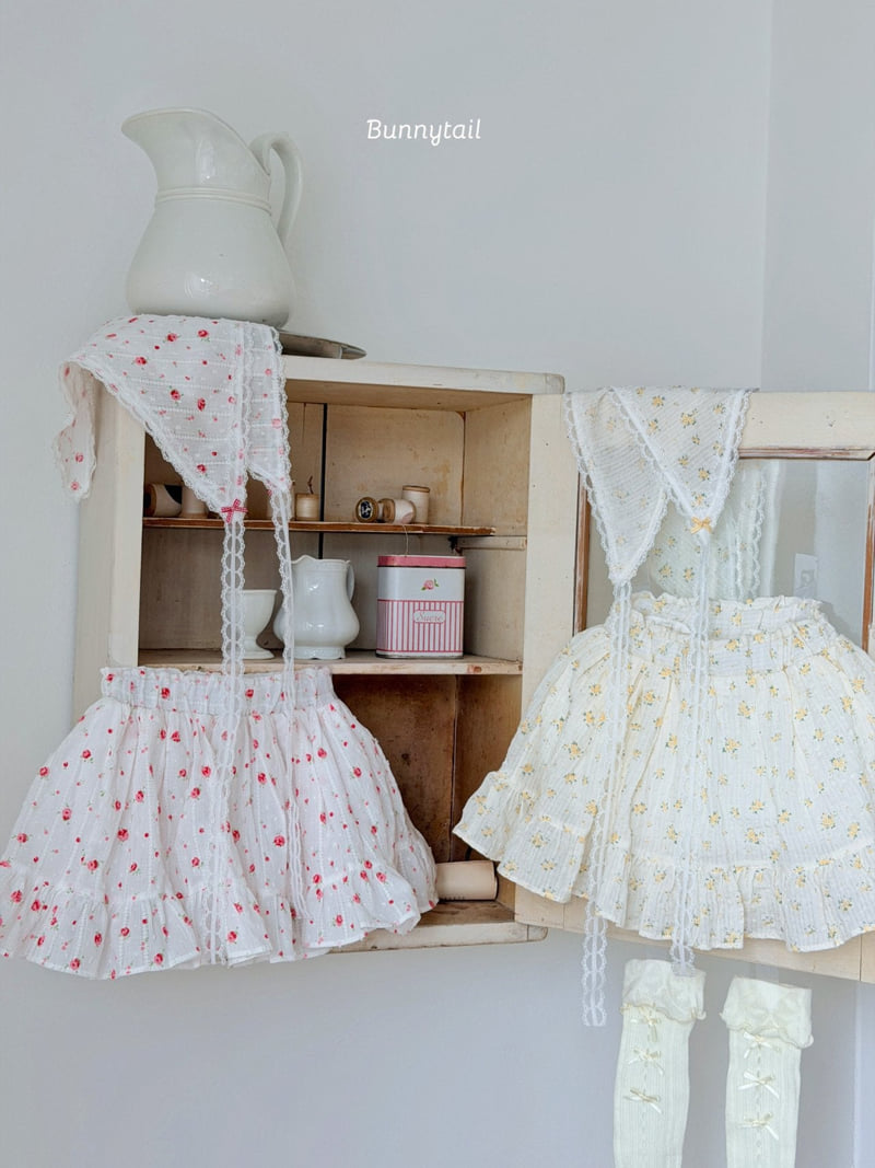 Bunnytail - Korean Children Fashion - #childofig - Flower Skirt - 2