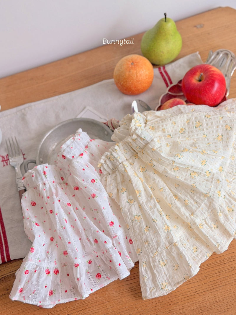 Bunnytail - Korean Children Fashion - #childrensboutique - Flower Skirt - 3