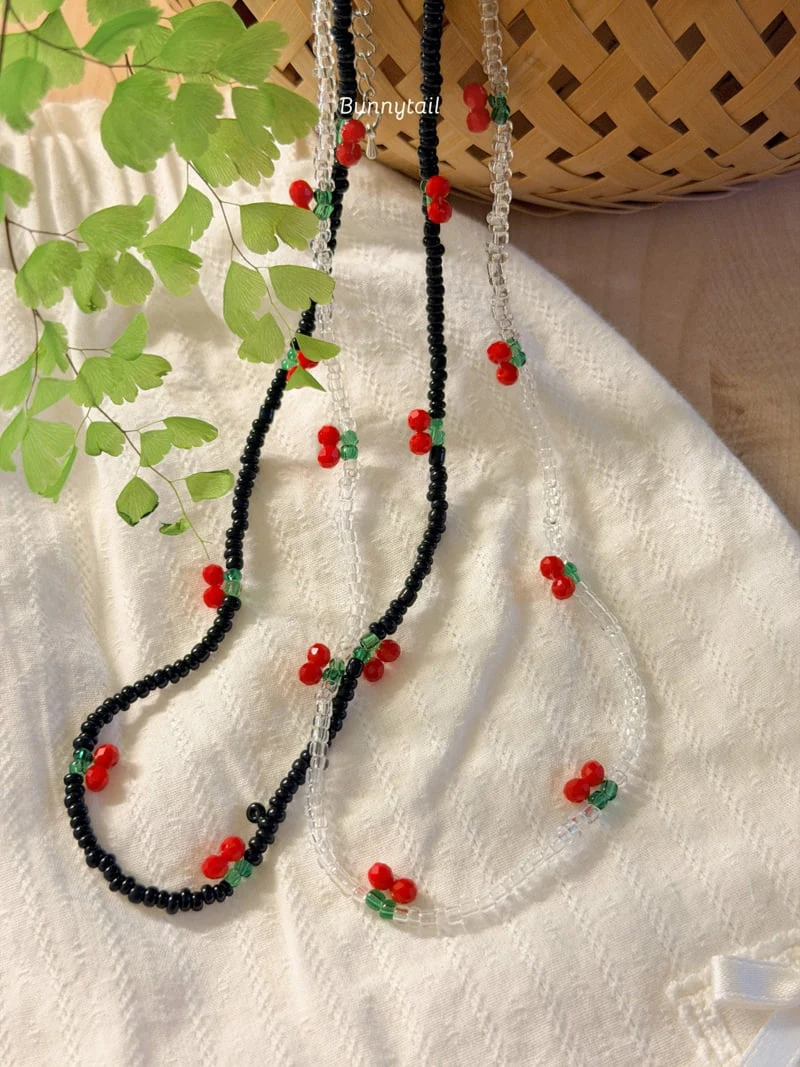 Bunnytail - Korean Children Fashion - #designkidswear - Cherry Necklace - 3