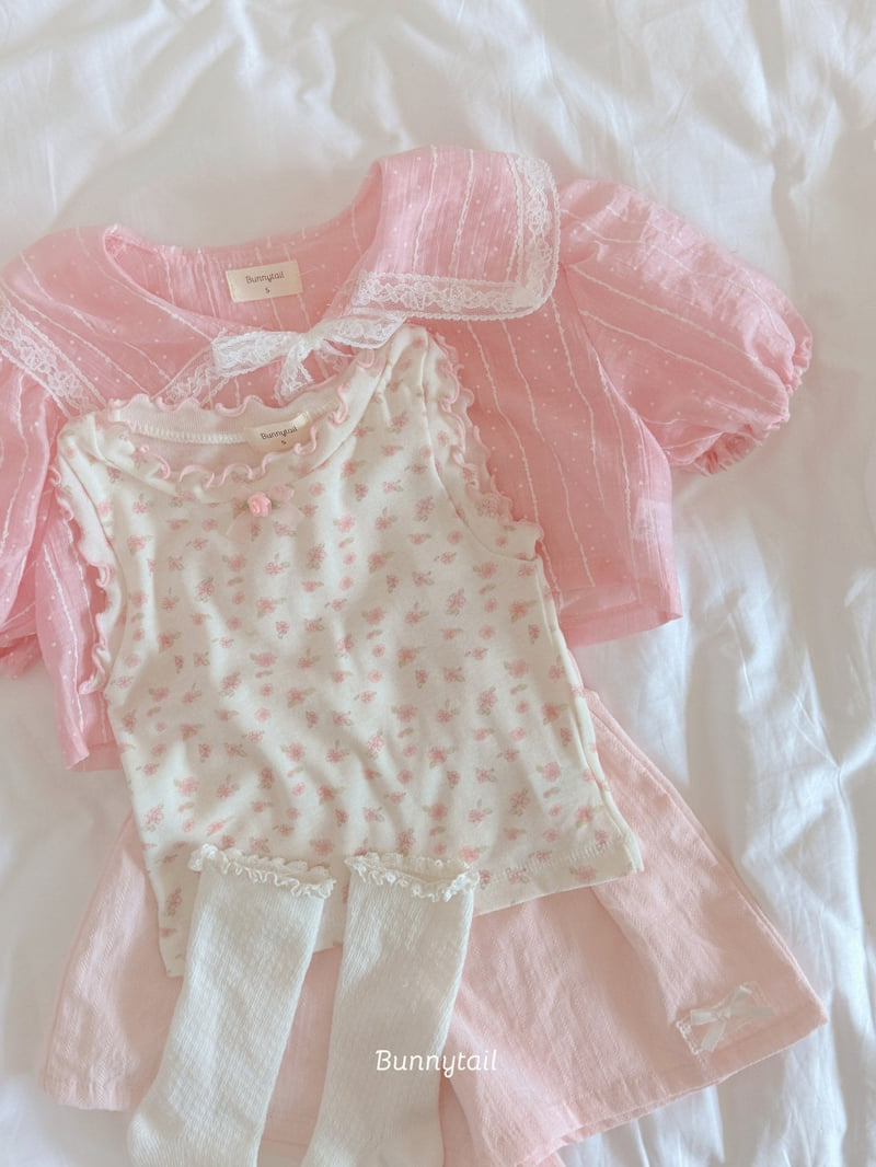Bunnytail - Korean Children Fashion - #designkidswear - Rose Tee - 10