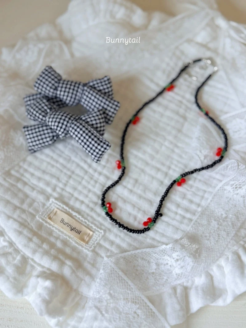 Bunnytail - Korean Children Fashion - #fashionkids - Cherry Necklace - 5