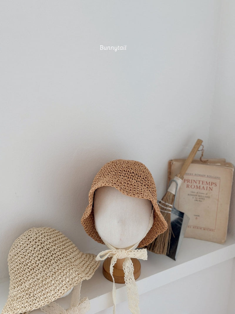 Bunnytail - Korean Children Fashion - #kidsstore - Lace Bonnet - 8