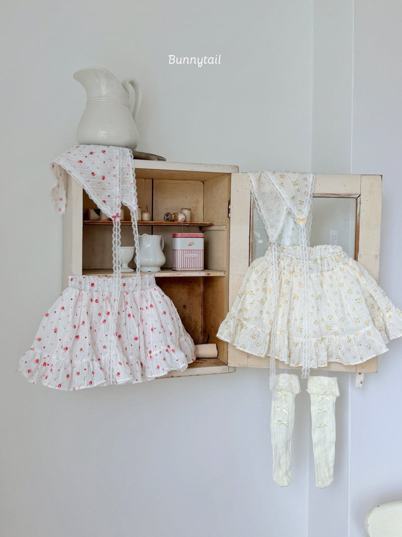 Bunnytail - Korean Children Fashion - #kidsstore - Flower Skirt - 8